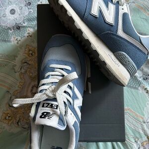 New Balance 574 Blue Sneakers